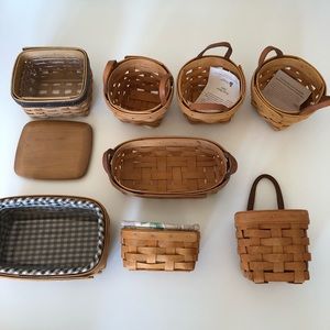 9 Longaberger Baskets